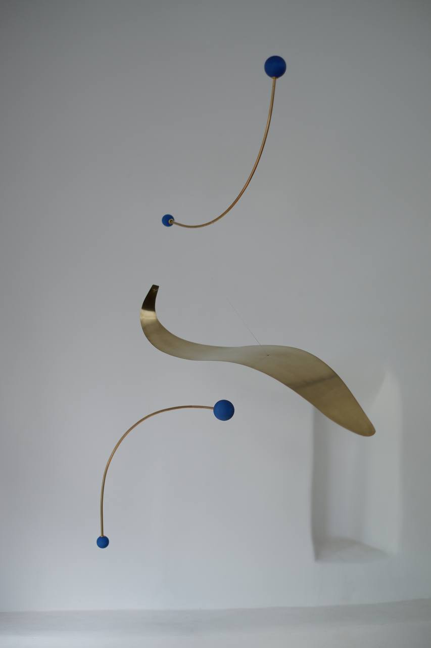 Linden Flower hanging kinetic mobile