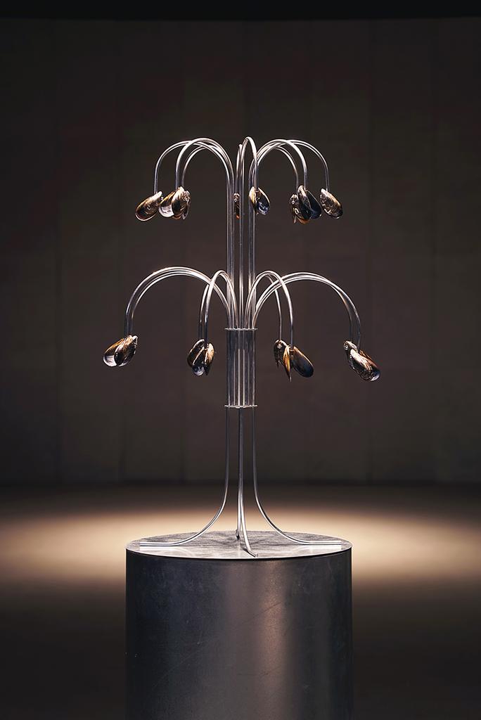 LAMP WITH MUSSELS
