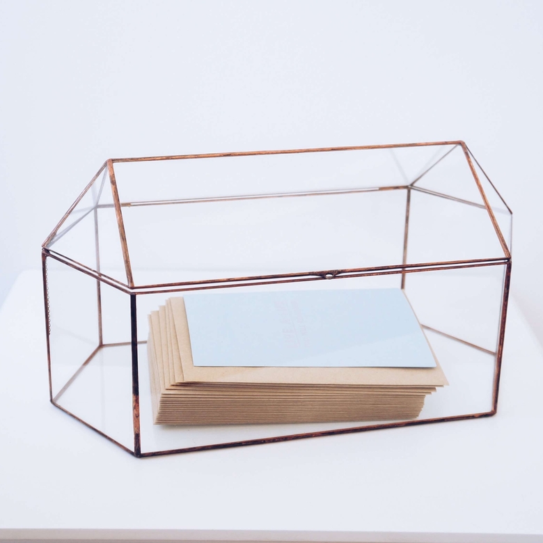 стеклянный сундучок Тиффани для писем, открыток, конвертов