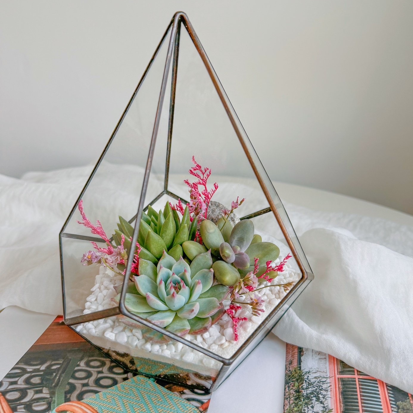 флорариум с суккулентами Капелька