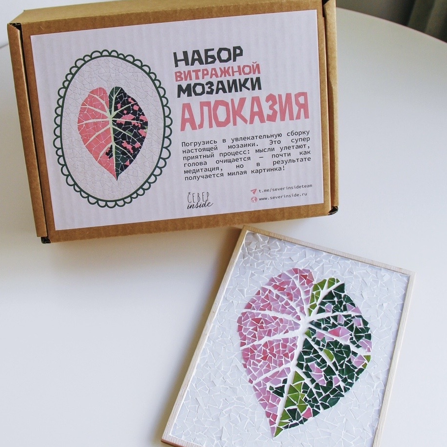 набор для сборки мозаики Алоказия