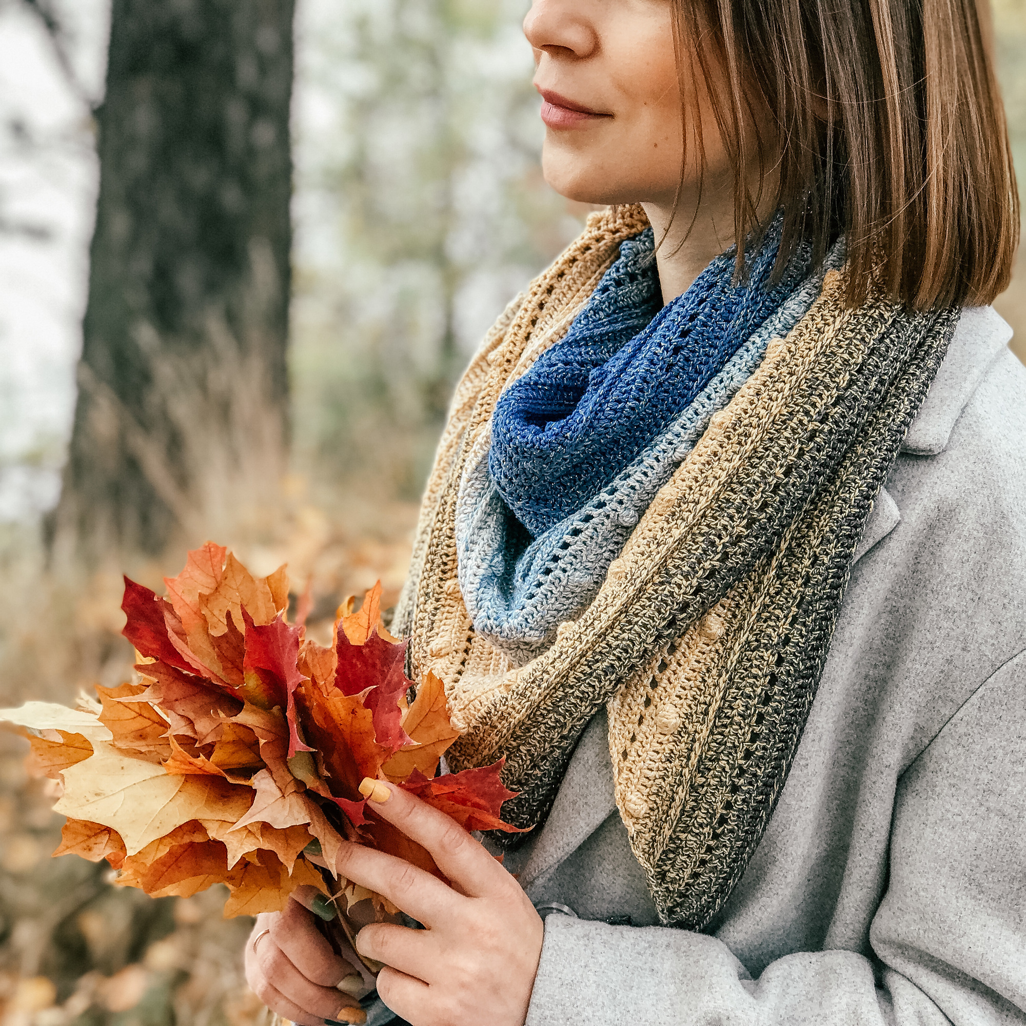 Мастер-класс на бактус "Осенний бриз"