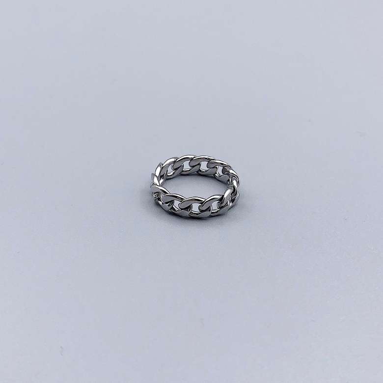 кольцо цепочка из стали