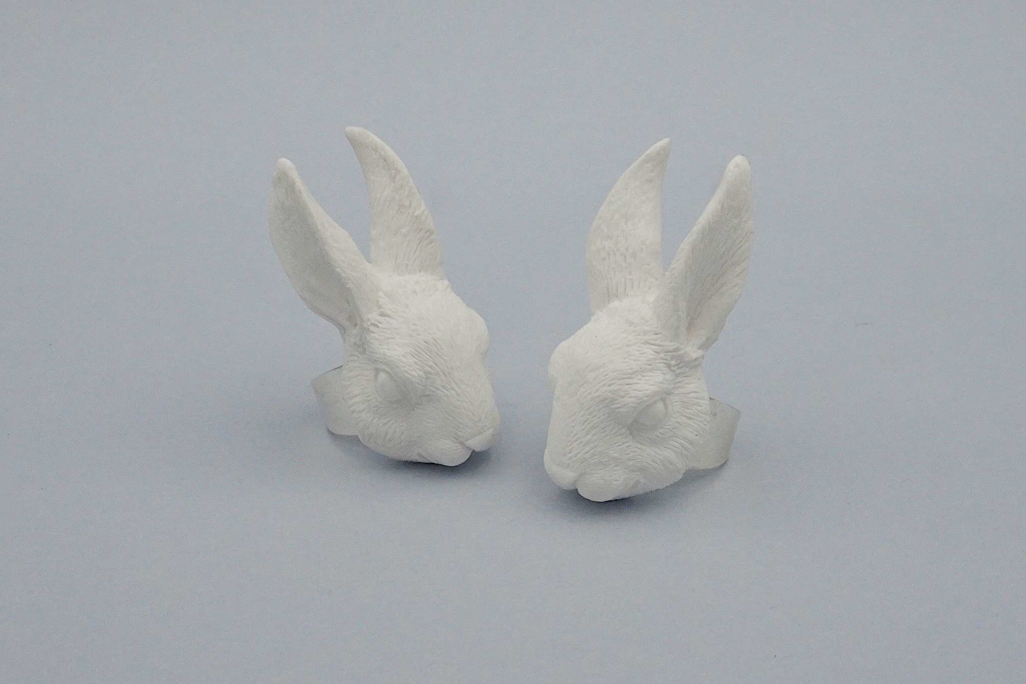 кольцо белый кролик