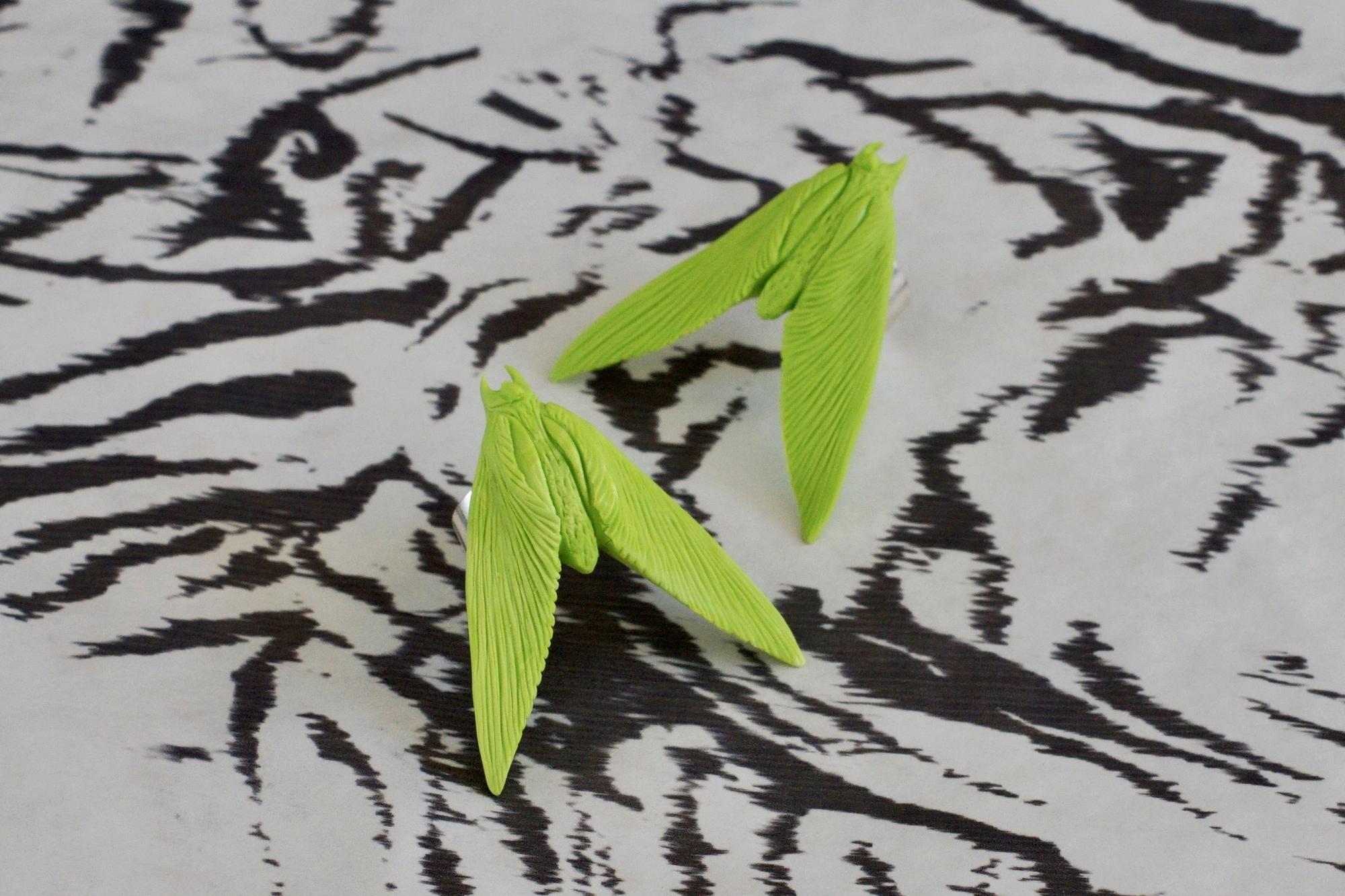 кольцо лаймовый мотылек