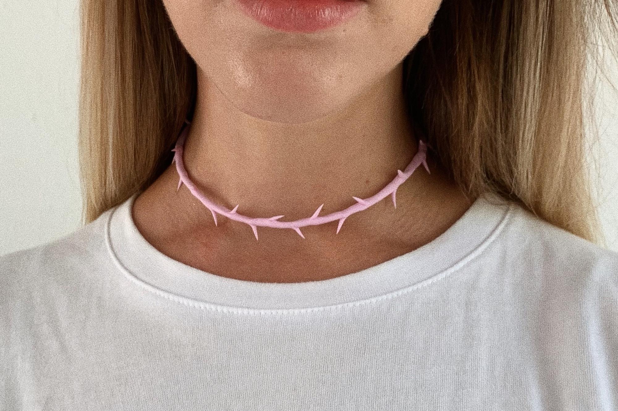 коллар  розовая терновая ветвь