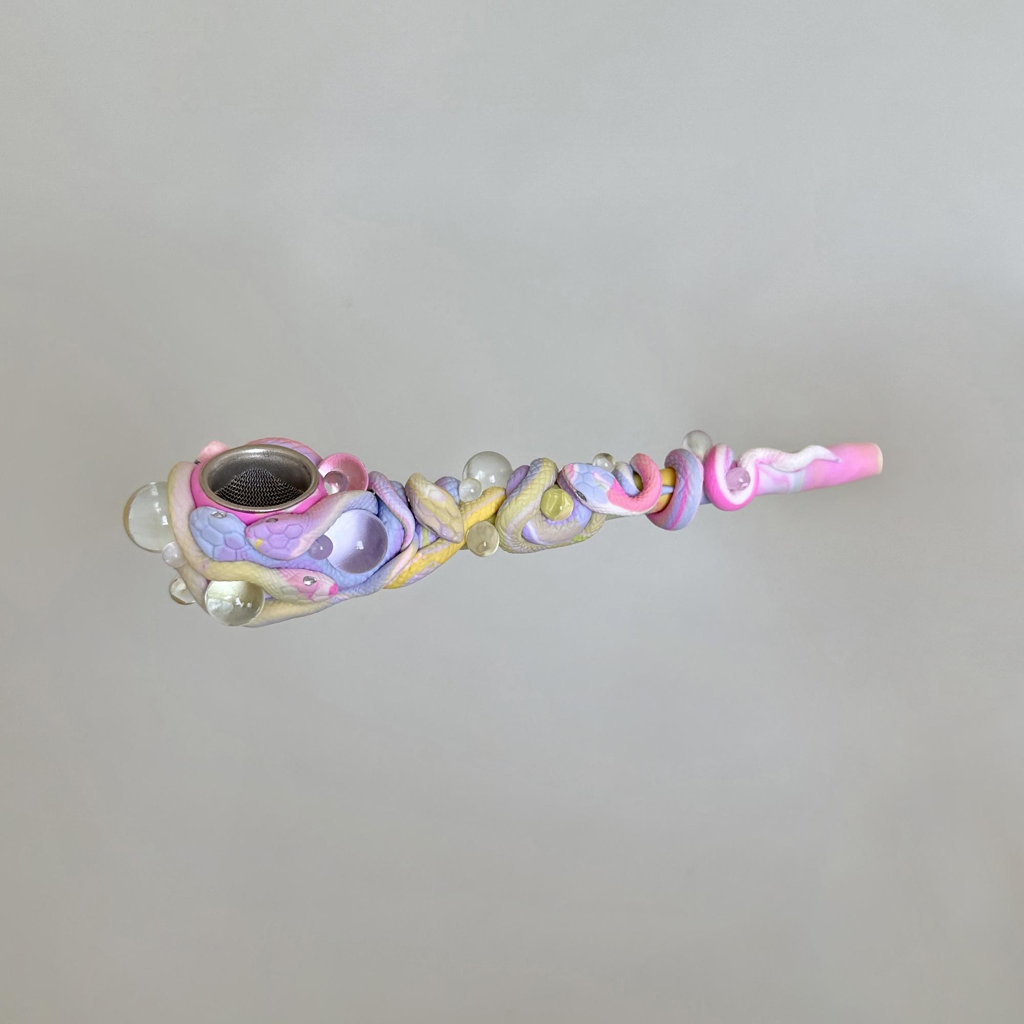 трубка со змеями бабл гам