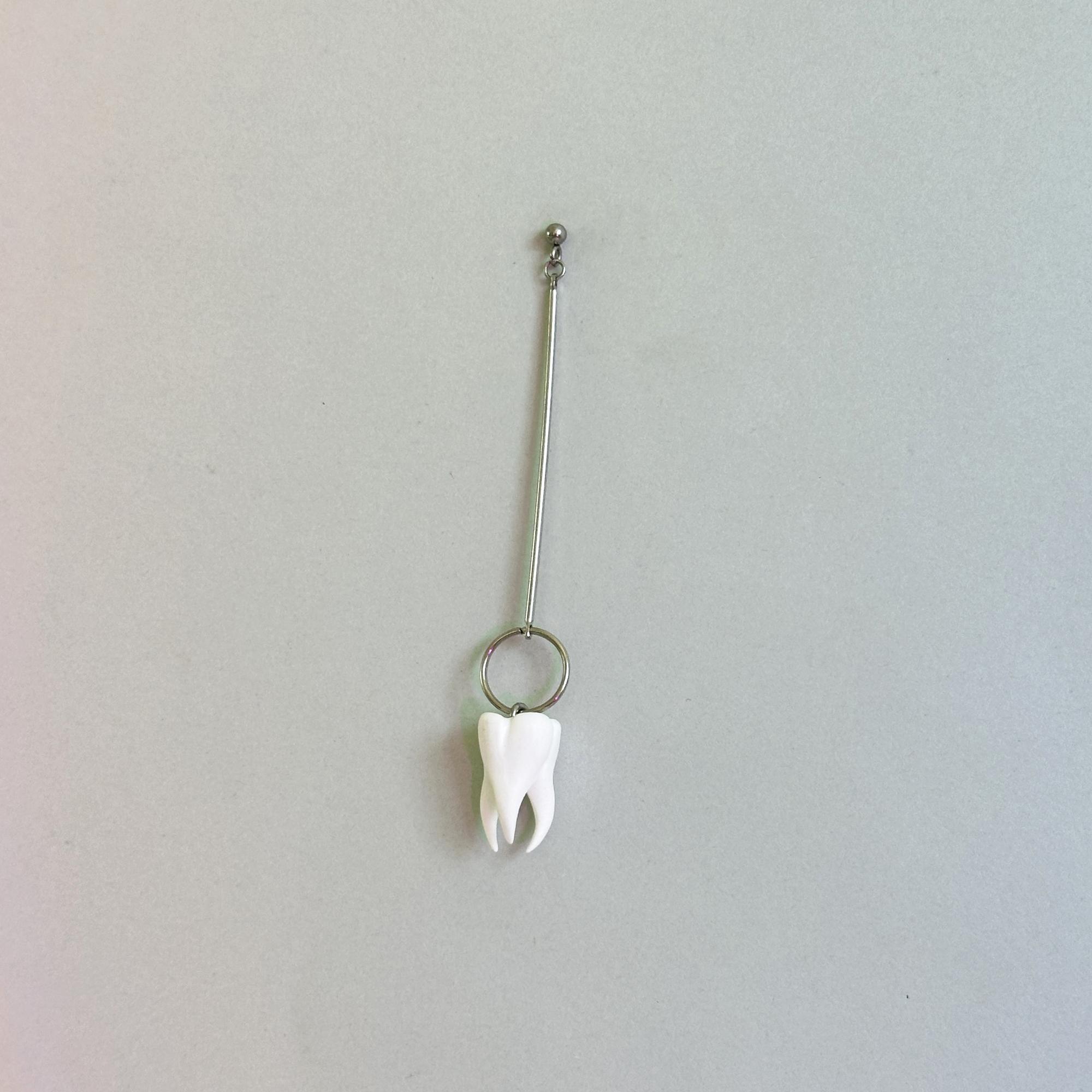 моносерьга зуб №2