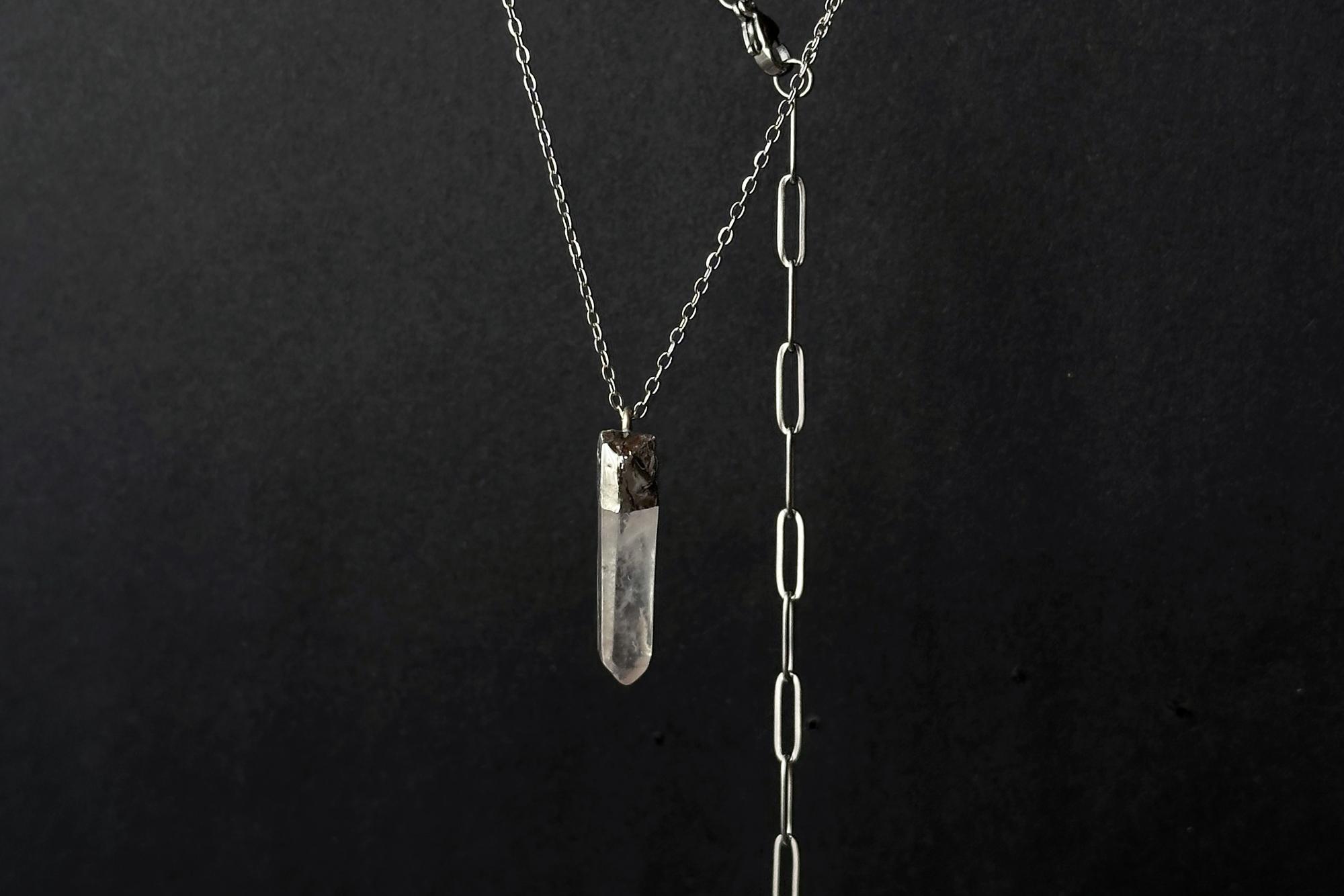 кулон c горным хрусталем