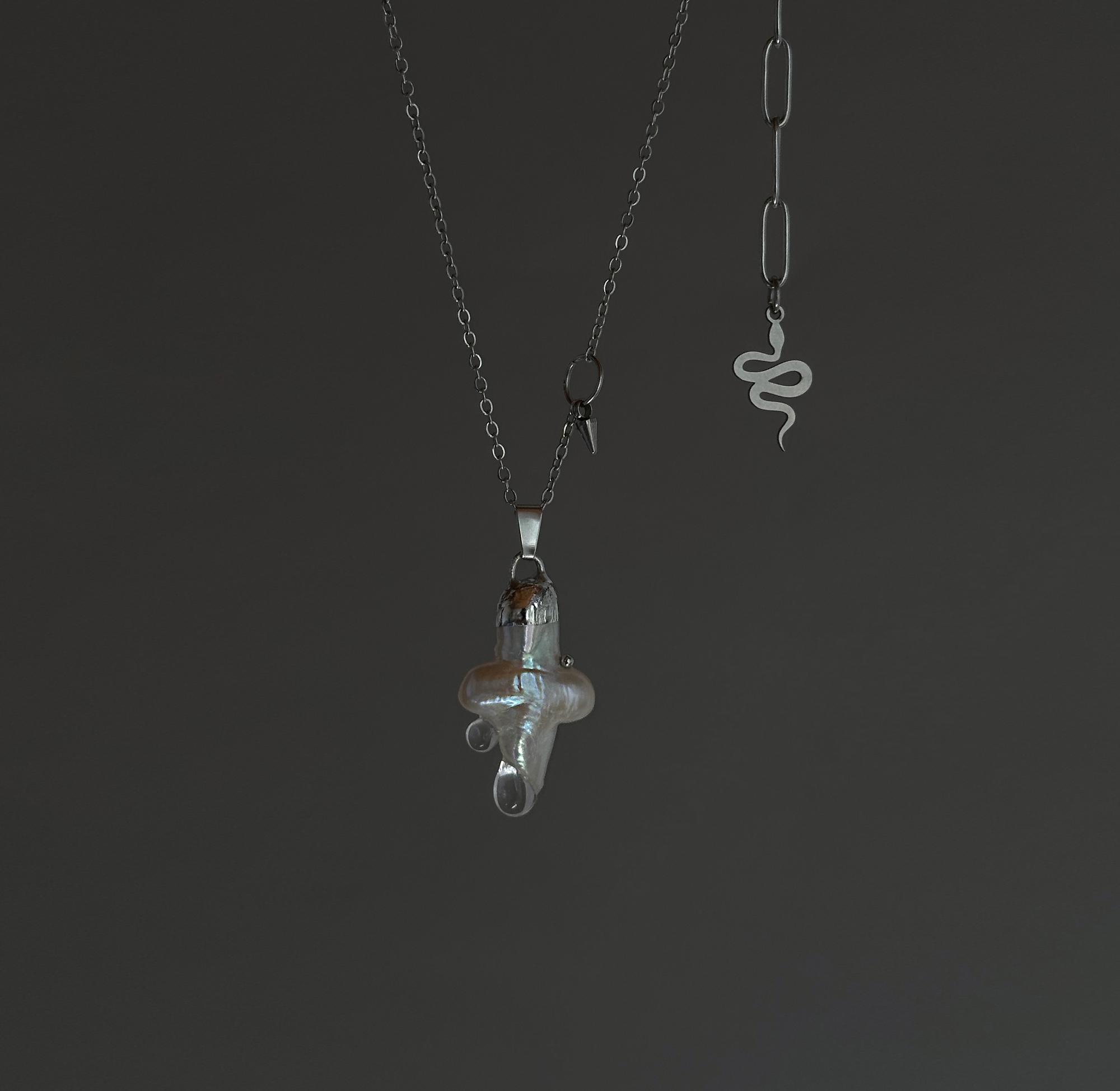 кулон жемчуг №4