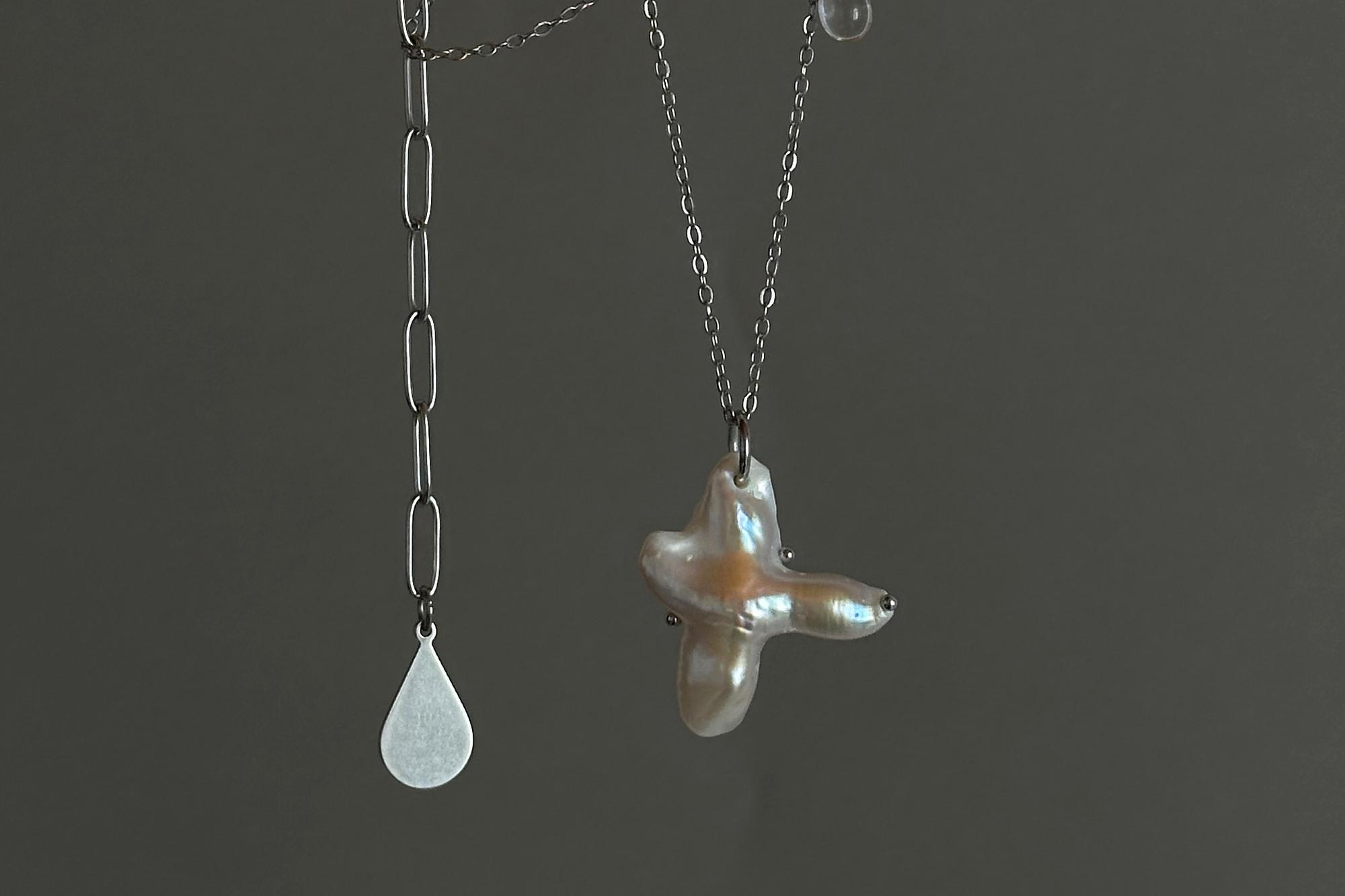 кулон жемчуг №3