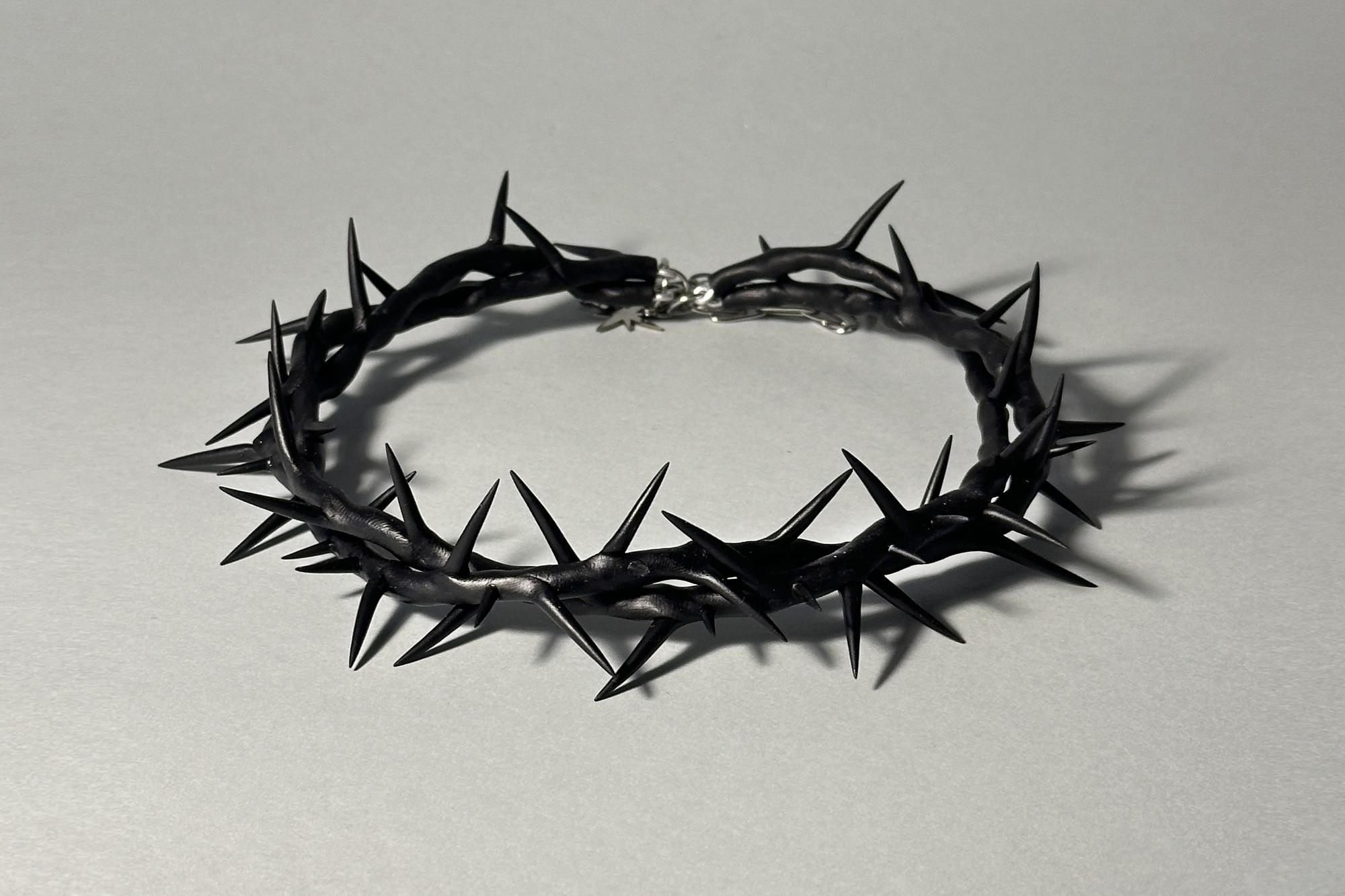 чокер двойная терновая ветвь №2