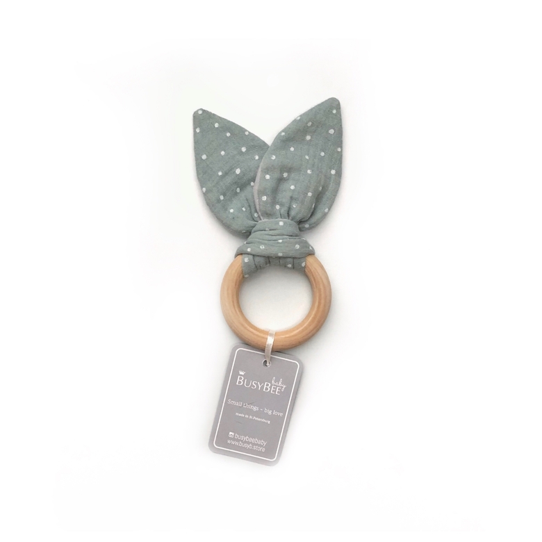 Грызунок LITTLE DOTS мятный