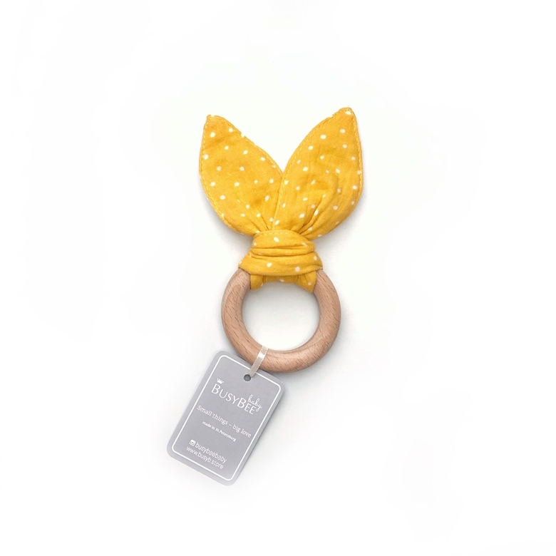 Грызунок LITTLE DOTS желтый