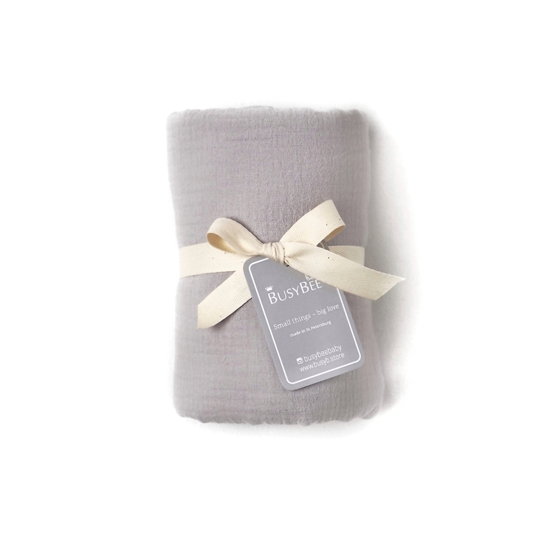 Пеленка однотонная GREY