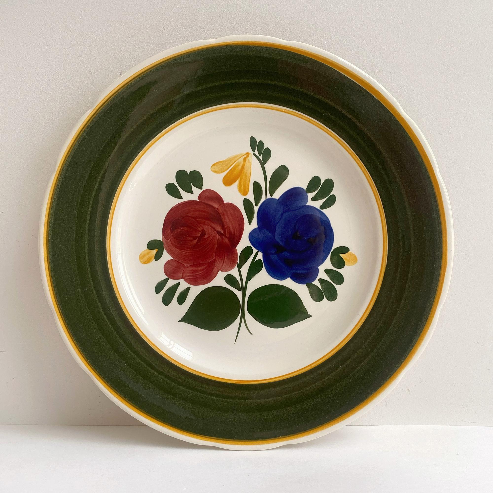 Тарелка ручной росписи 25 см