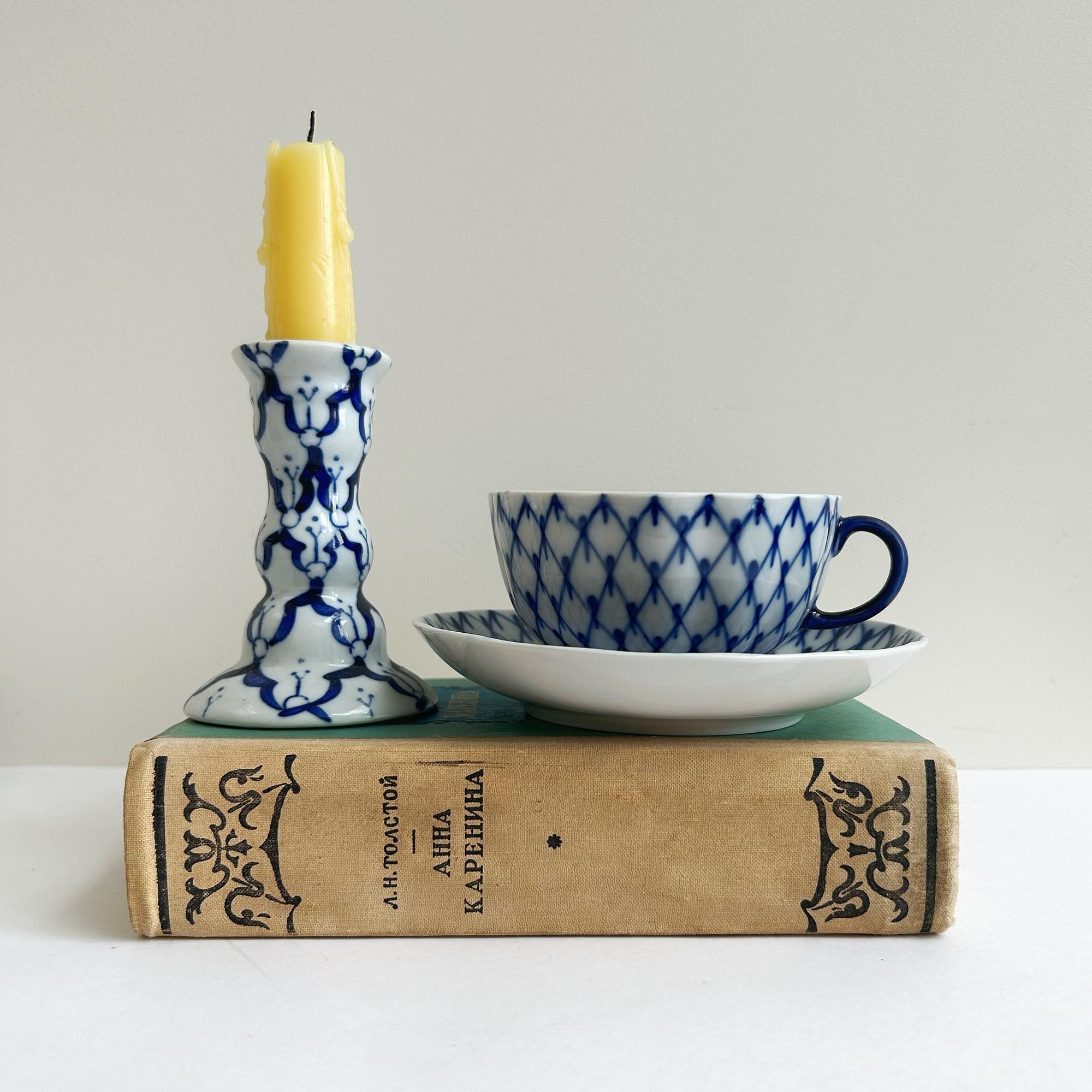 Фарфоровый подсвечник, Япония