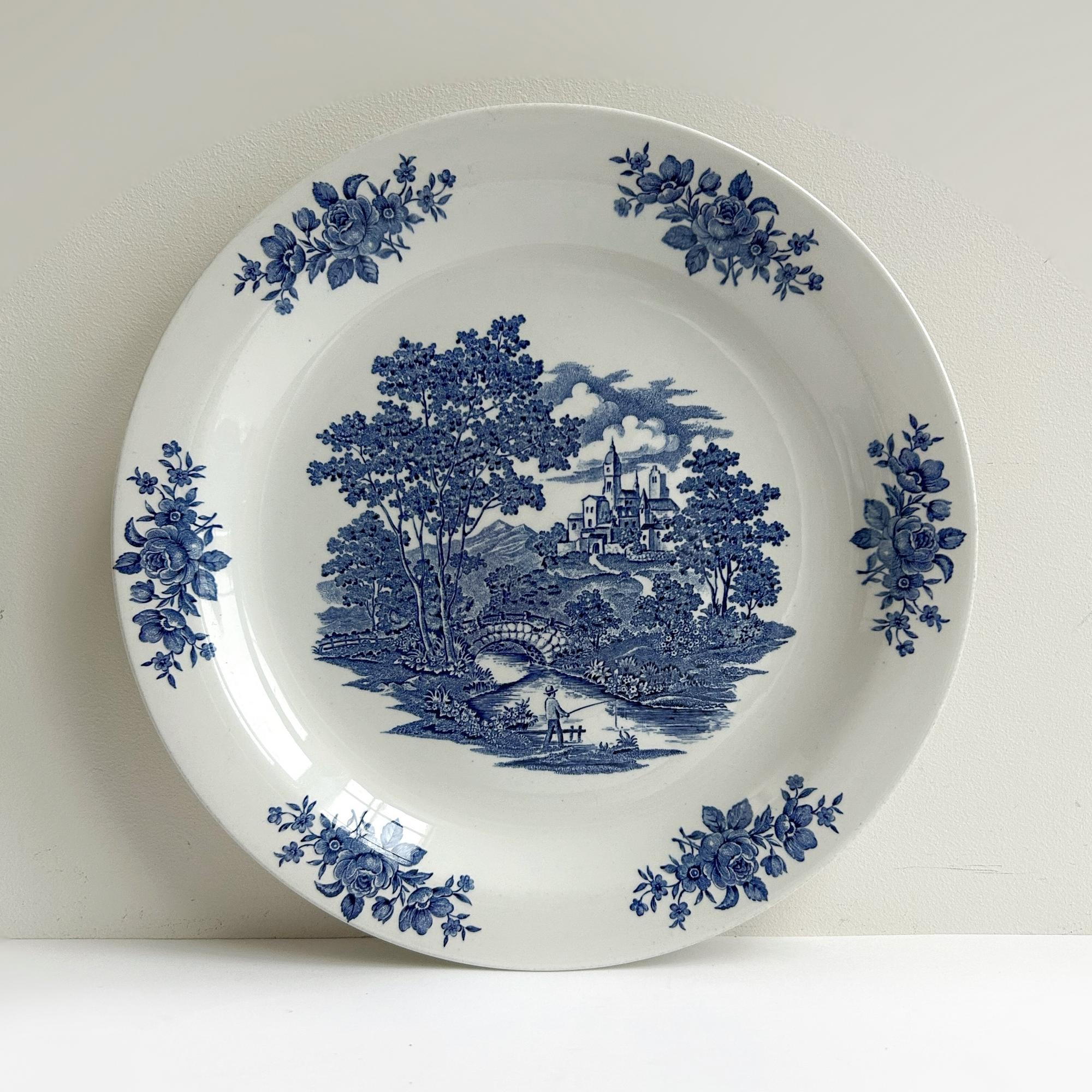 Тарелка с пейзажем
