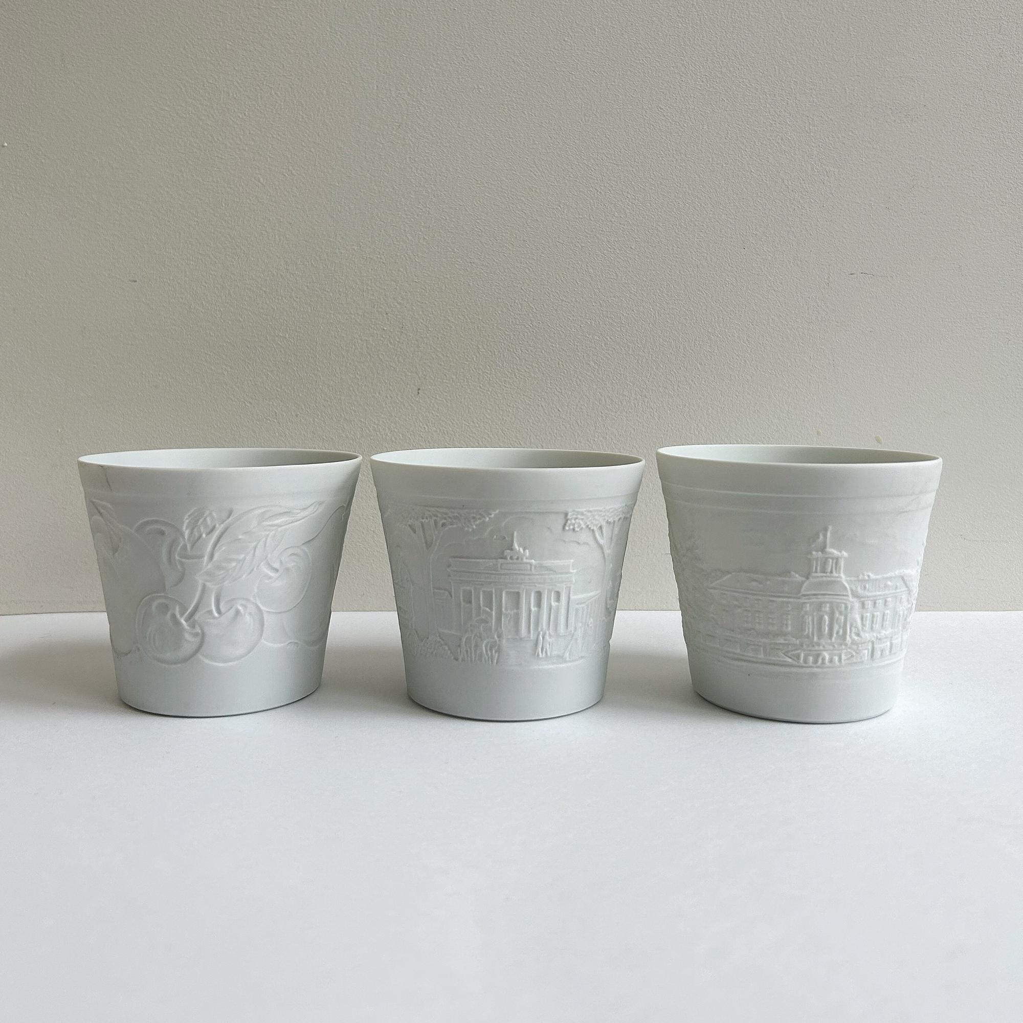 Подсвечники из бисквитного фарфора Weimar