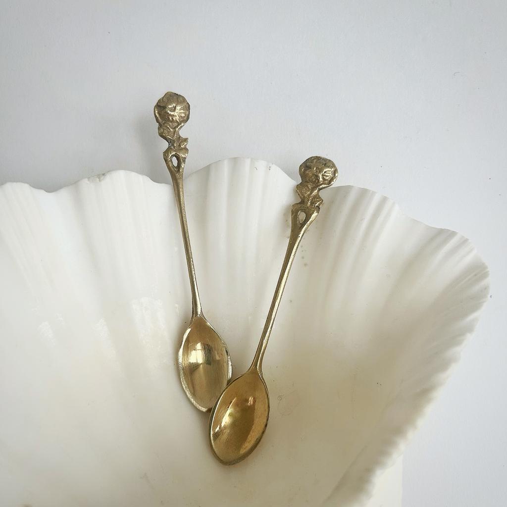 Ложка ручной работы из латуни