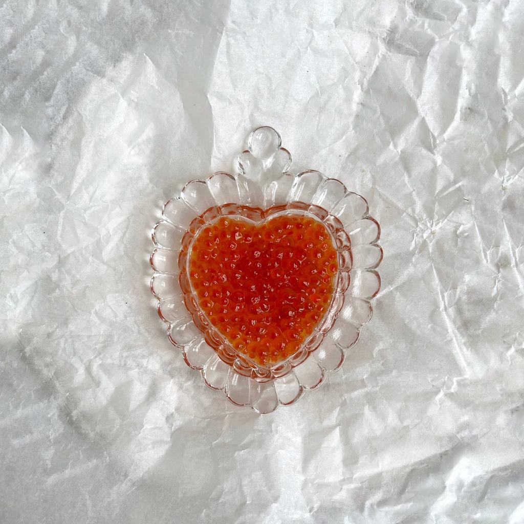 Розетка хрустальная «Сердце»