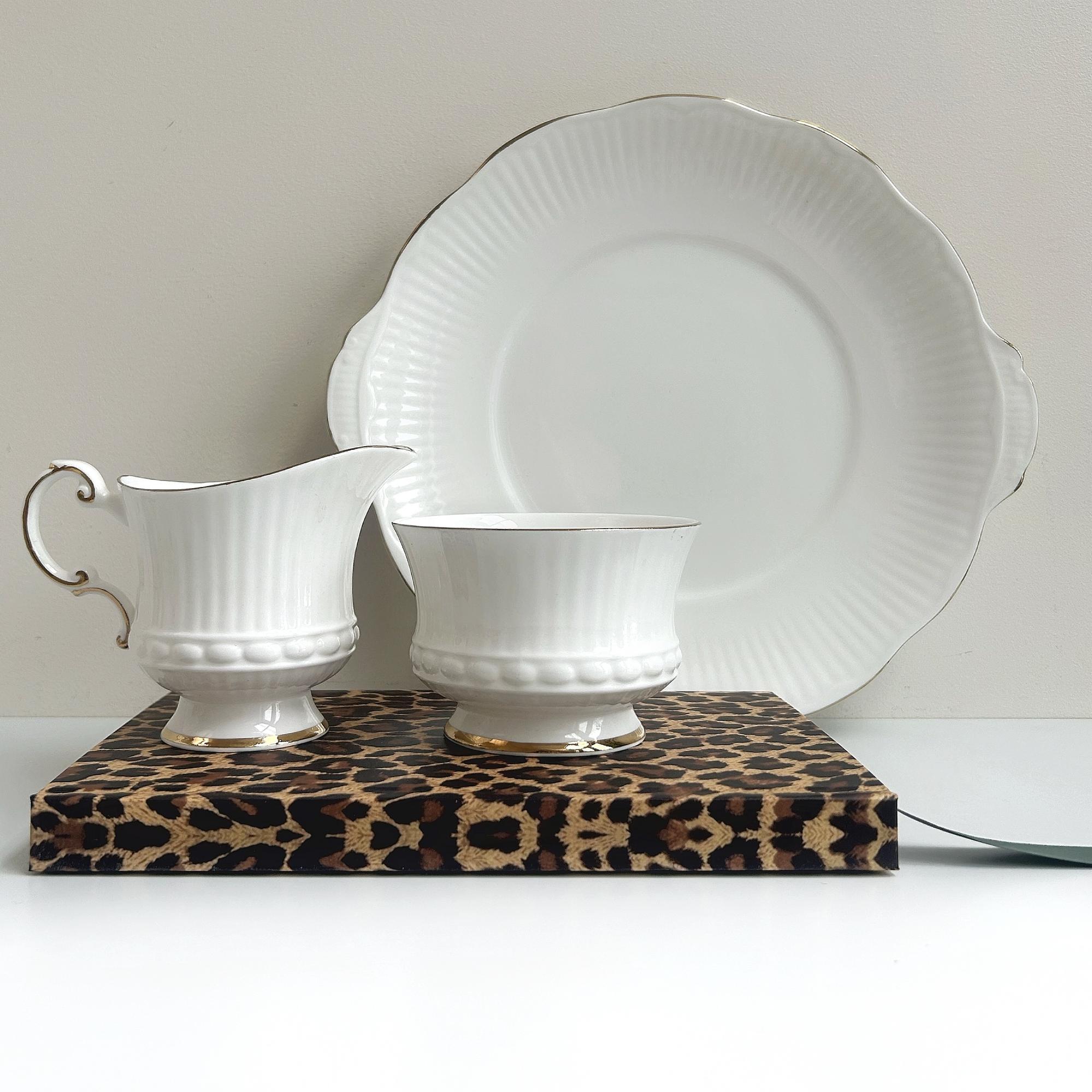 Сет из 3х предметов из костяного фарфора, Англия