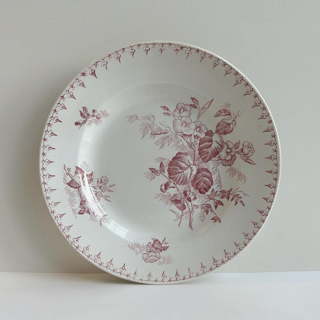 Французская тарелка Sarreguemines