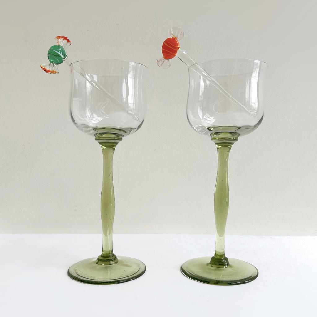 Бокал из выдуваемого стекла, Италия