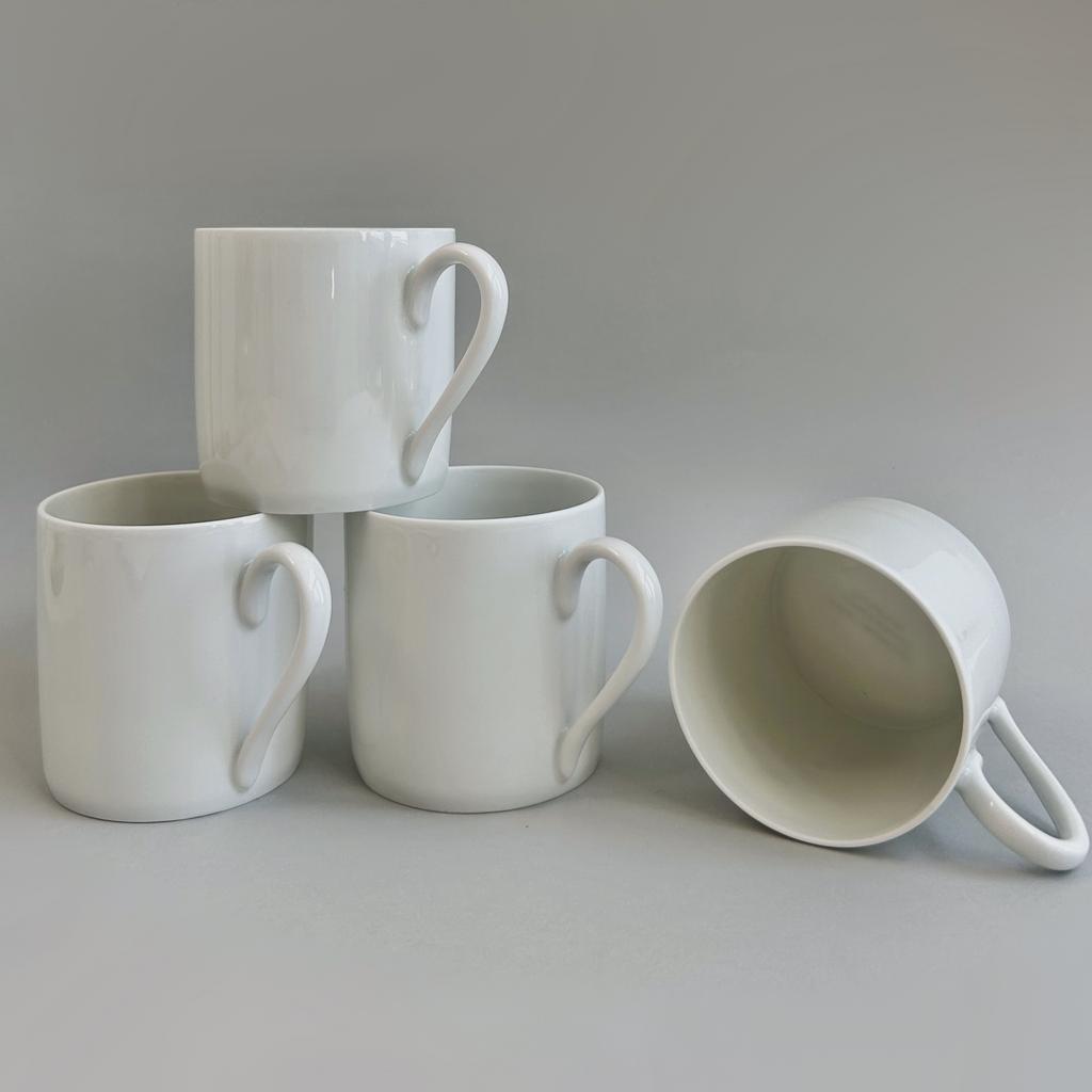 Сет из 4х кофейных чашек из лиможского фарфора