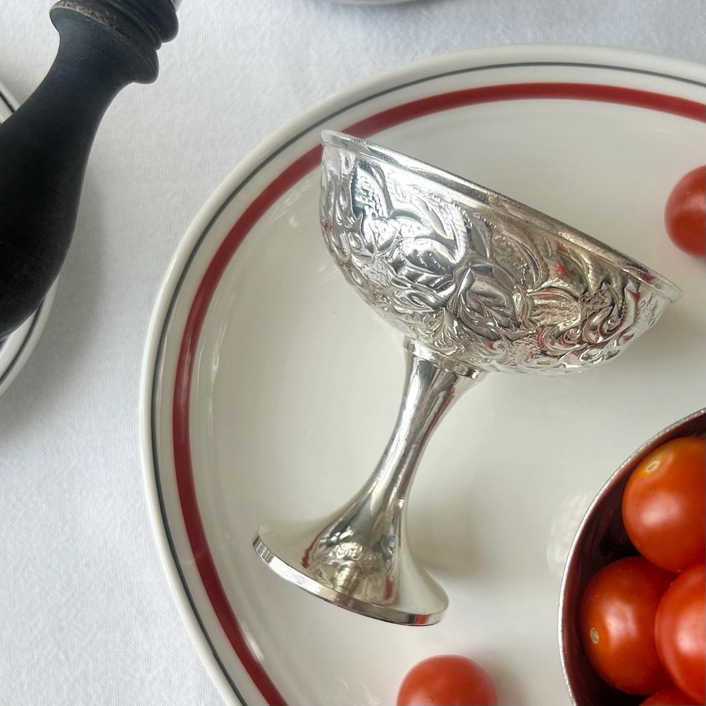 Креманка серебрение