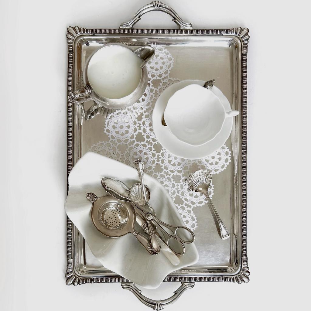 Поднос прямоугольный с ручками