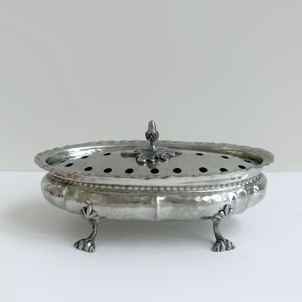 Ароматница с крышкой, олово