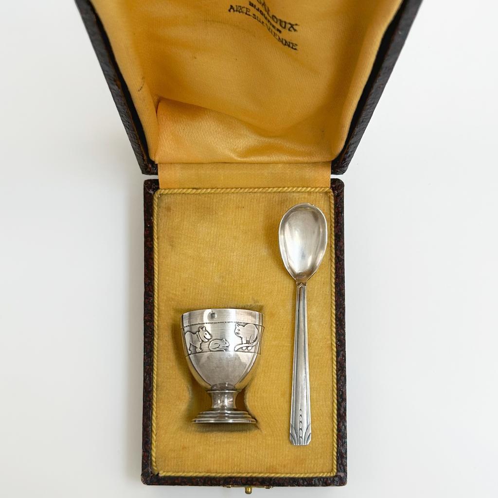 Набор пашотница+ложечка, Франция