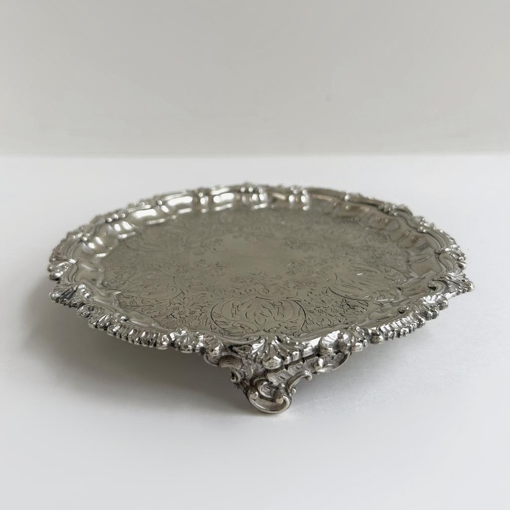 Старинный викторианский подносик, Англия