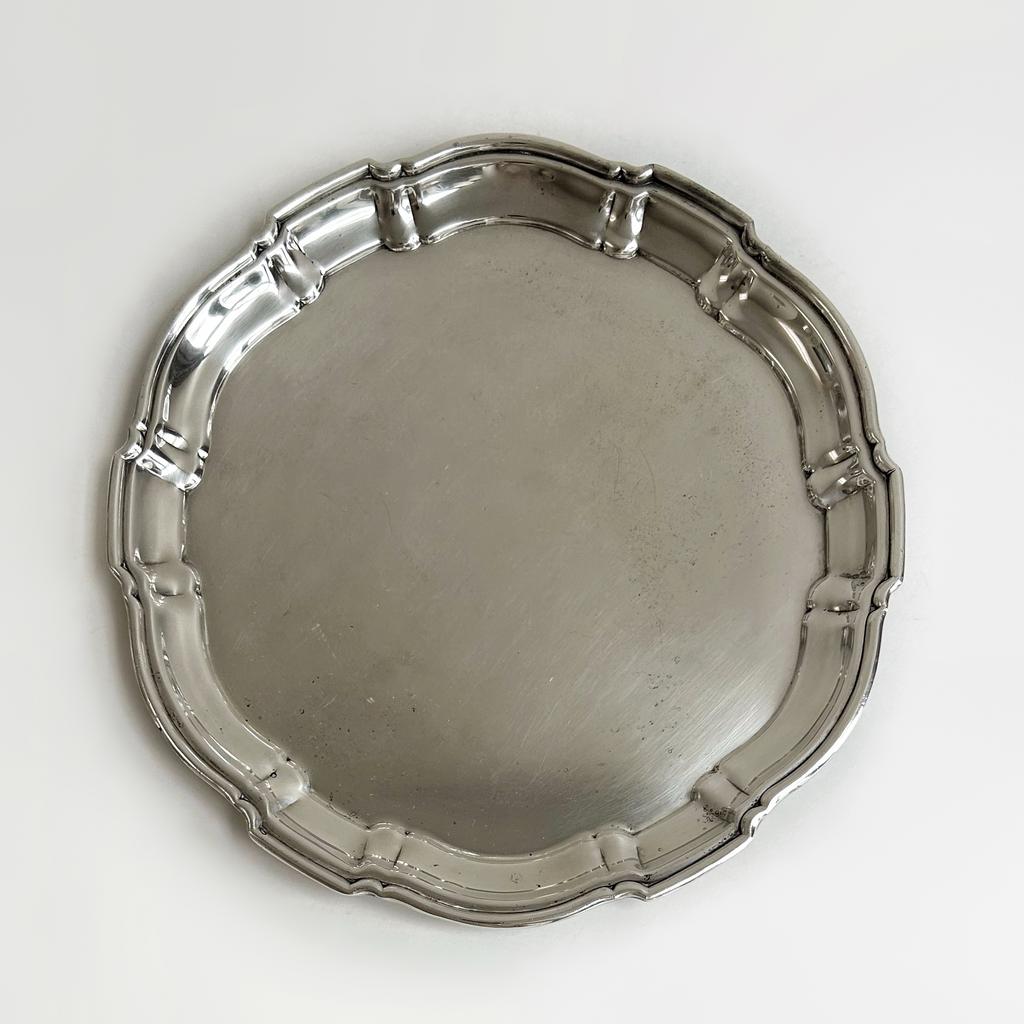 Поднос круглой формы Poole Silver Co
