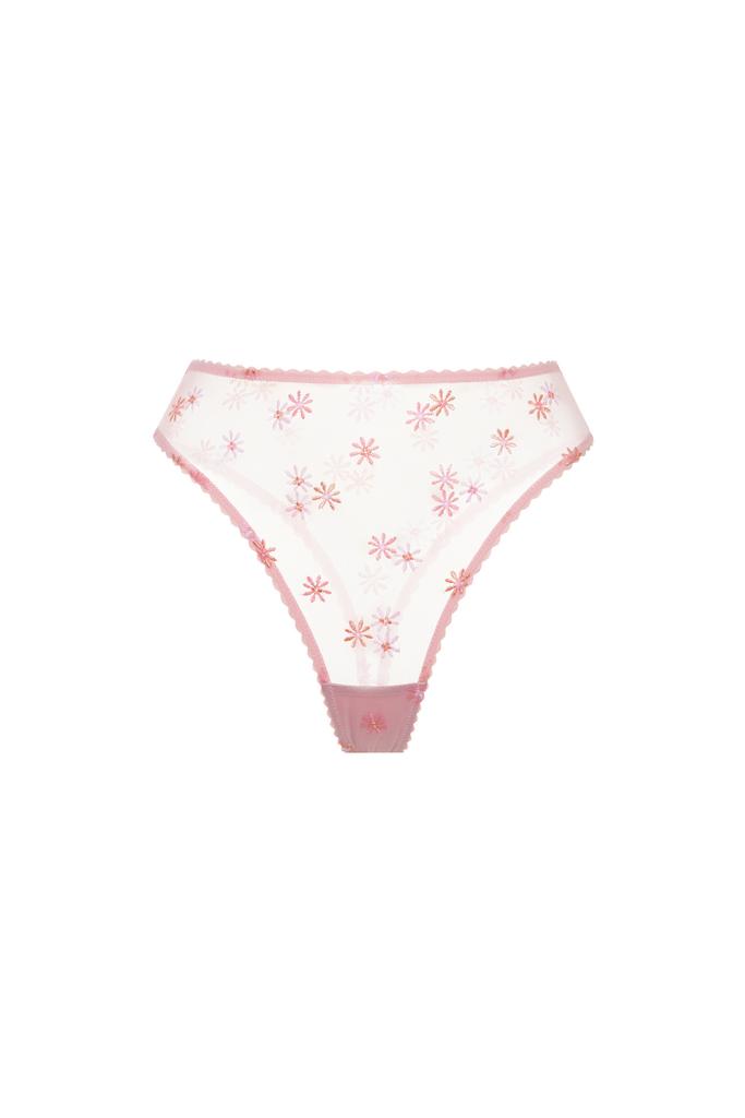 Высокие стринги "Твои любимые цветы"