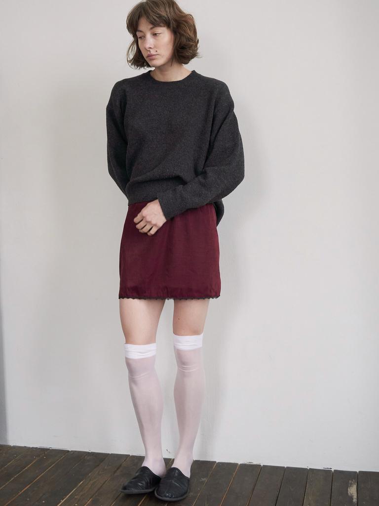 Юбка бордо "Что скрыто?"