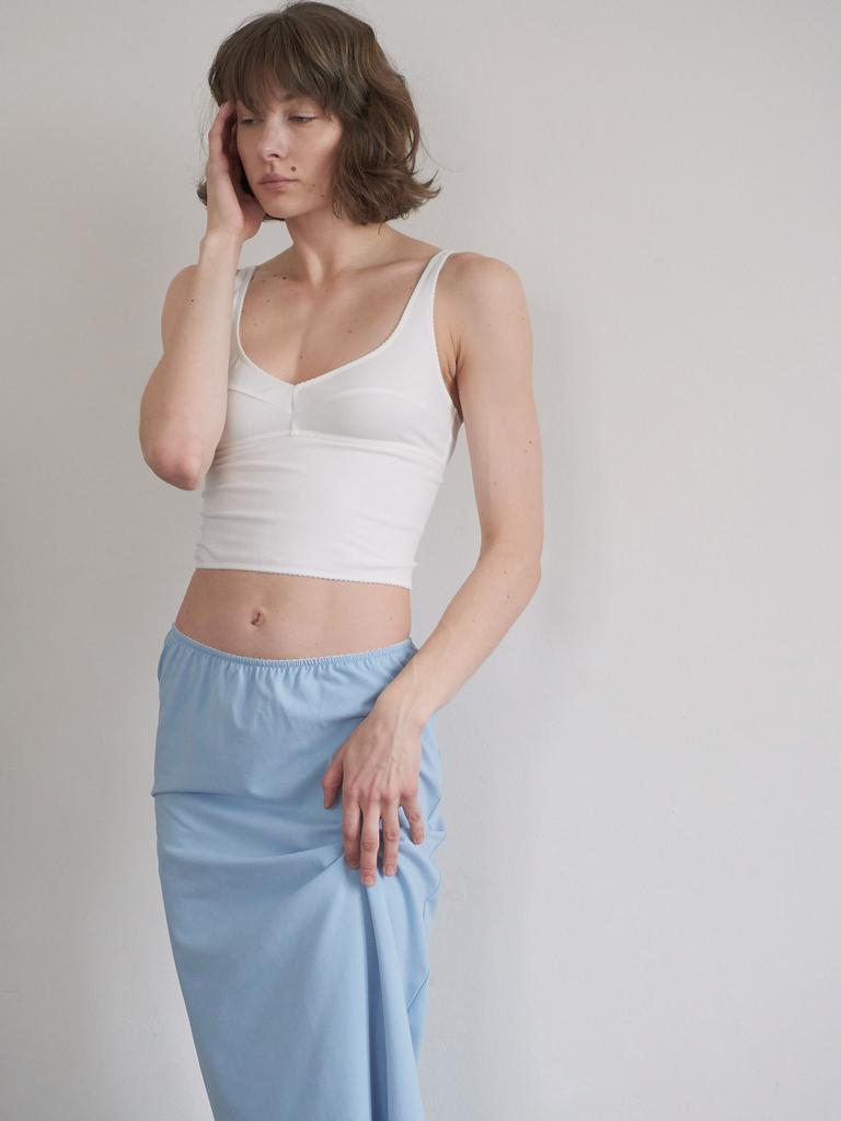 Майка "Ближе к телу" молочная