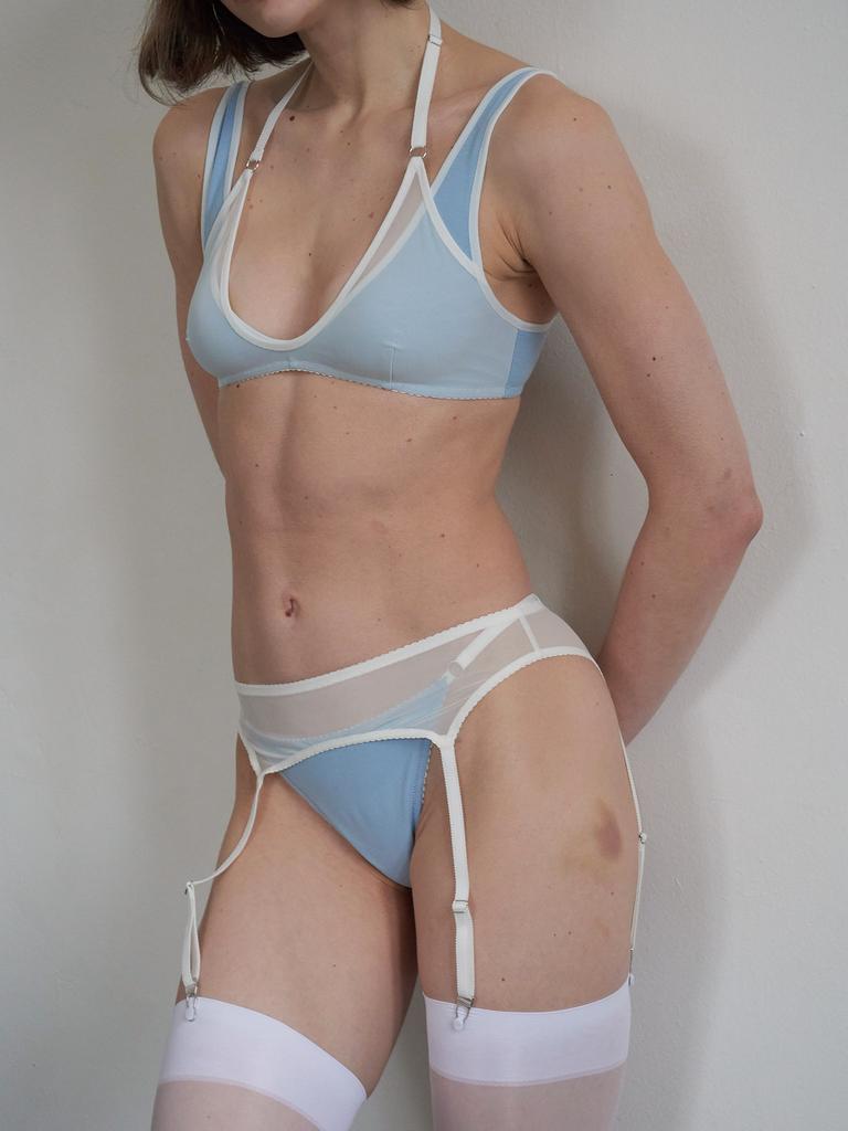 Топ "Двойные стандарты" голубой