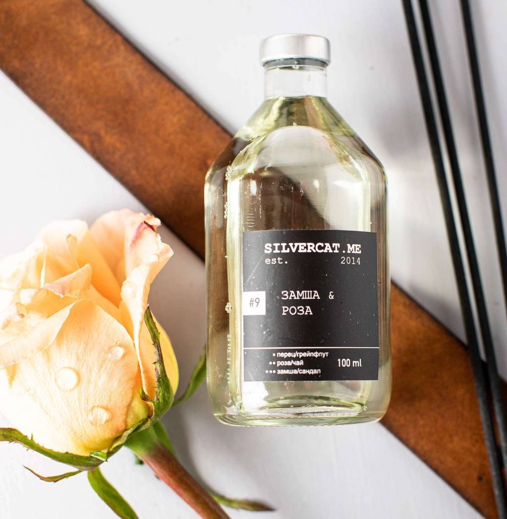 Аромадиффузор №9 «Роза & замша»