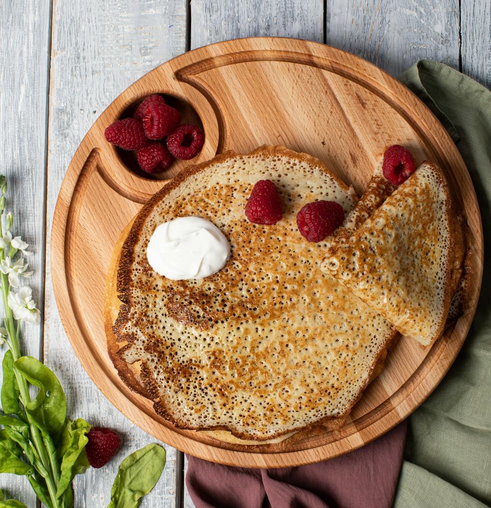 Доска круглая с соусником