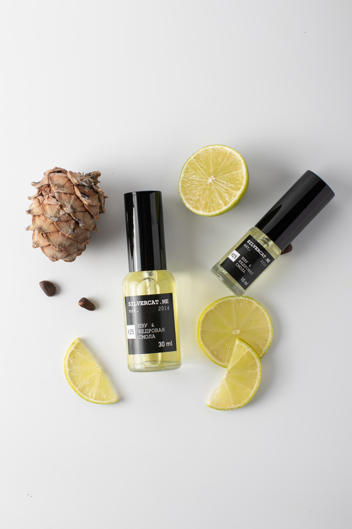 Духи №25 «Юзу & кедровая смола»