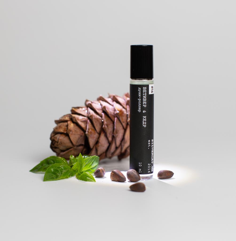 Духи-роллер №16 «Ветивер & кедр»