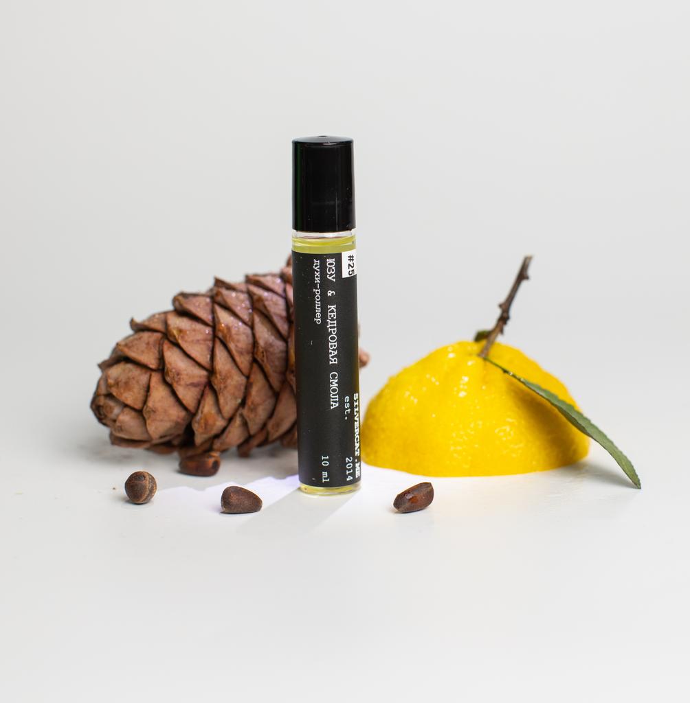 Духи-роллер №25 «Юзу & кедровая смола»