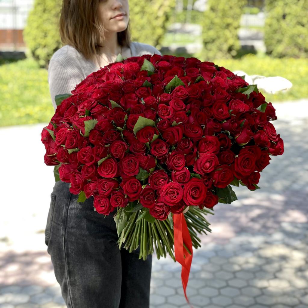 Букет "201 красная роза"
