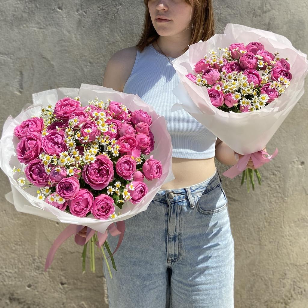 Букет "Малиновый сад"