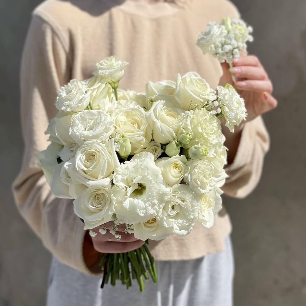 Свадебный букет "Жемчуг"