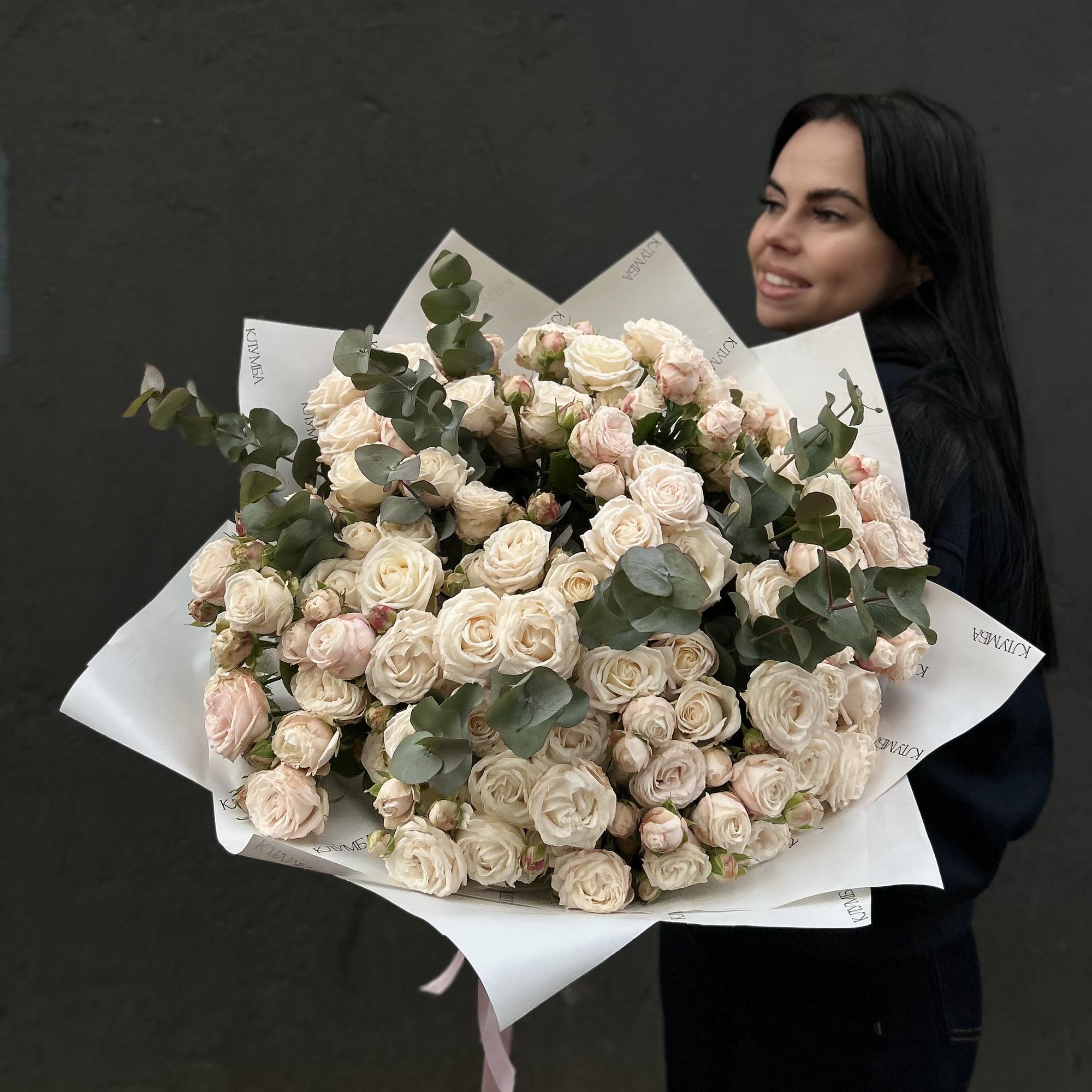 Букет «Бомбастик с эвкалиптом»