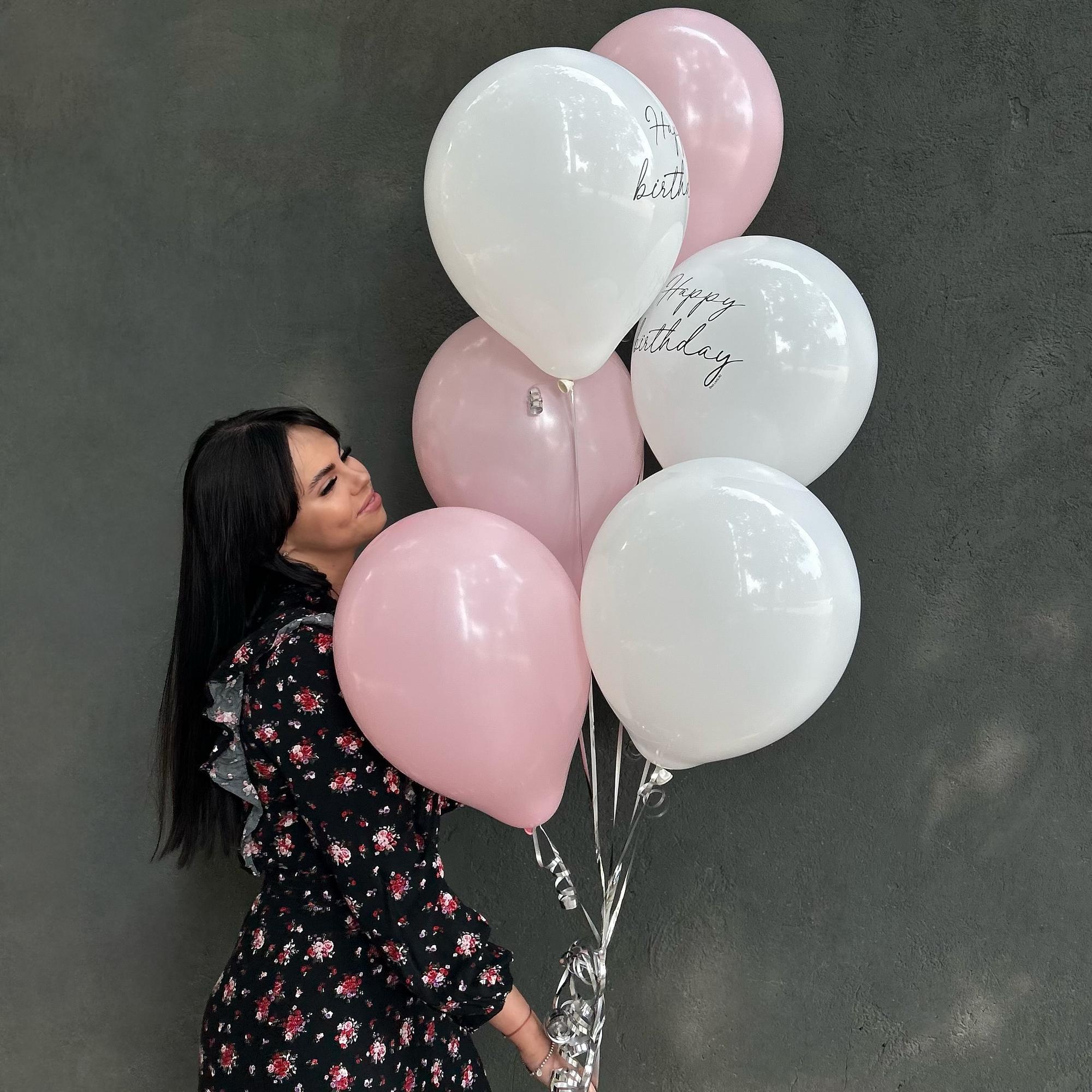 Сет из гелиевых шаров «Персик»