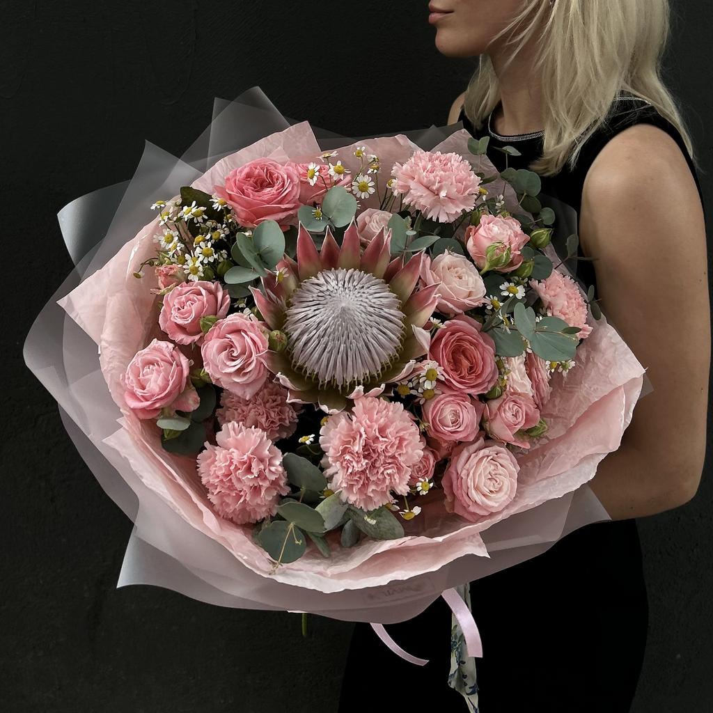 Букет «Розовое монпансье»